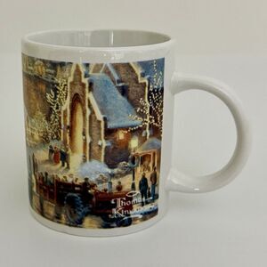 2011 Thomas Kinkade Painter - Lights of Christmastown 10 ounce Coffee Mug Cup